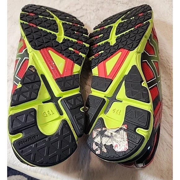 ASICS‎ GEL-Excel 33 2 Men's Red Neon Running Shoes Size 11 T315N - Picture 10 of 11